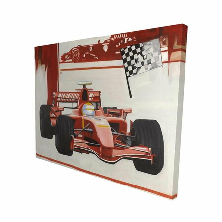 FONDO 16 x 20 in. Formule 1 Car-Print on Canvas FO2788110